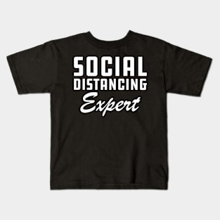 Social Distancing Expert Kids T-Shirt